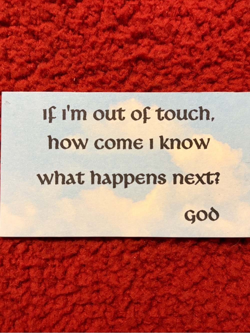Messages from God magnet